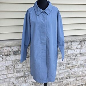 A New Day Water-Resistant Blue Nylon Coat | Size M | Excellent Condition